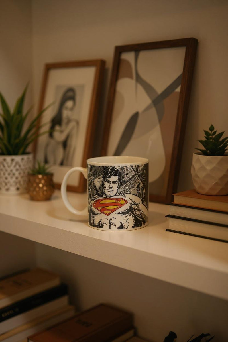 My Dad is My Superhero Superman Comic Ceramic Mug | Gift for DC Fans