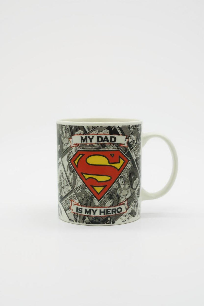 My Dad is My Superhero Superman Comic Ceramic Mug | Gift for DC Fans