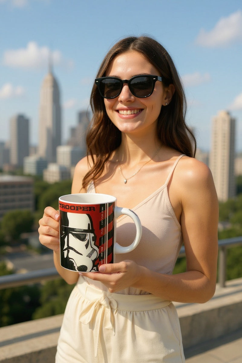 Stormtrooper Ceramic Mug | Gift for Fans