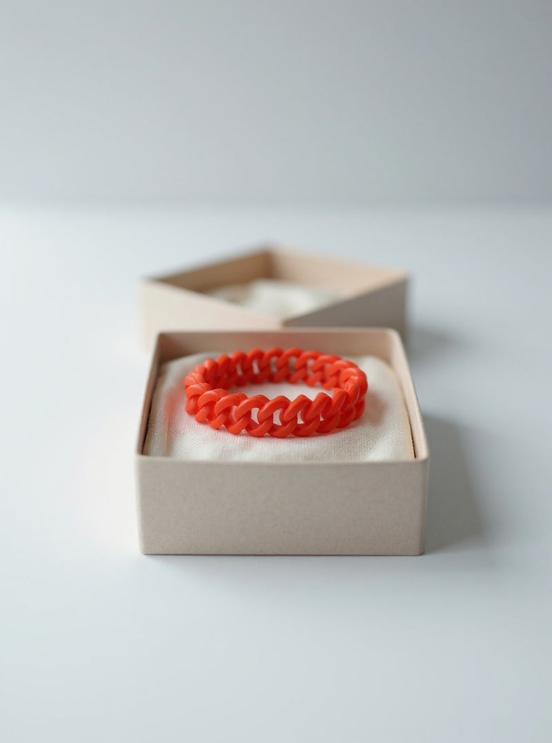 Classic Orange Charm Bracelet