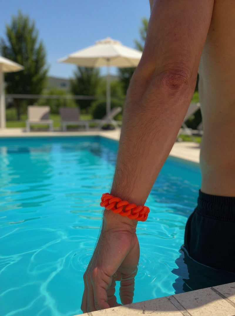 Classic Orange Charm Bracelet