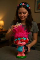 Trolls Poppy Harmony Money Bank | Gift for Trolls Fans