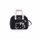 Hello Kitty Shoulder Bag for Girls – Stylish Black and Pink Travel Satchel with Bow