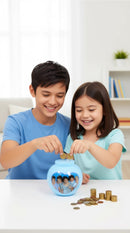 One Direction Red and Blue Ceramic Money Pot