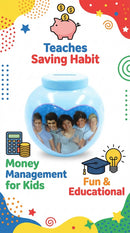 One Direction Red and Blue Ceramic Money Pot