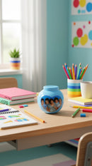 One Direction Red and Blue Ceramic Money Pot