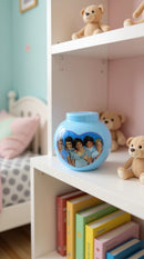 One Direction Red and Blue Ceramic Money Pot