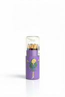 Whimsical Matilda Girl Color Pencils Box