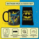 World's Greatest Batman Fan Mug and Socks Set