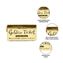 Wonka Golden Ticket A5 Notebook Journal 