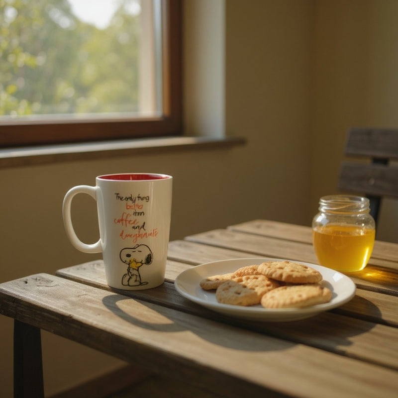 Snoopy Coffee Mug “It Doesn’t Get Better Than This!” | 12oz Funny Cute Ceramic Tea Cup