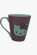 Hello Kitty Pink Polka Dot Ceramic Mug –12oz  Cute Kawaii Coffee Cup for Everyday
