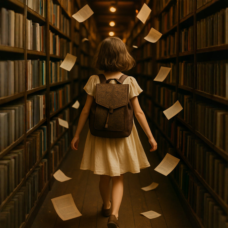 Harry Potter Brown Hogwarts Backpack| Padded Adjustable Shoulder Straps Laptop Sleeves &amp; Drawstring Closure |Travel Gift.