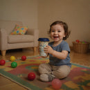 Cute Teddy Bear Coffee Tumbler | Reusable Travel Cup Bamboo Lid Leakproof