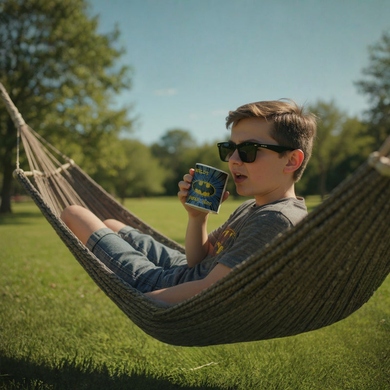 DC Comics Batman Coffee Mug –World’s Superhero 11oz Ceramic Tea Cup | Gift for Men Boys Kids | for Office & Home | Microwave & Dishwasher Safe