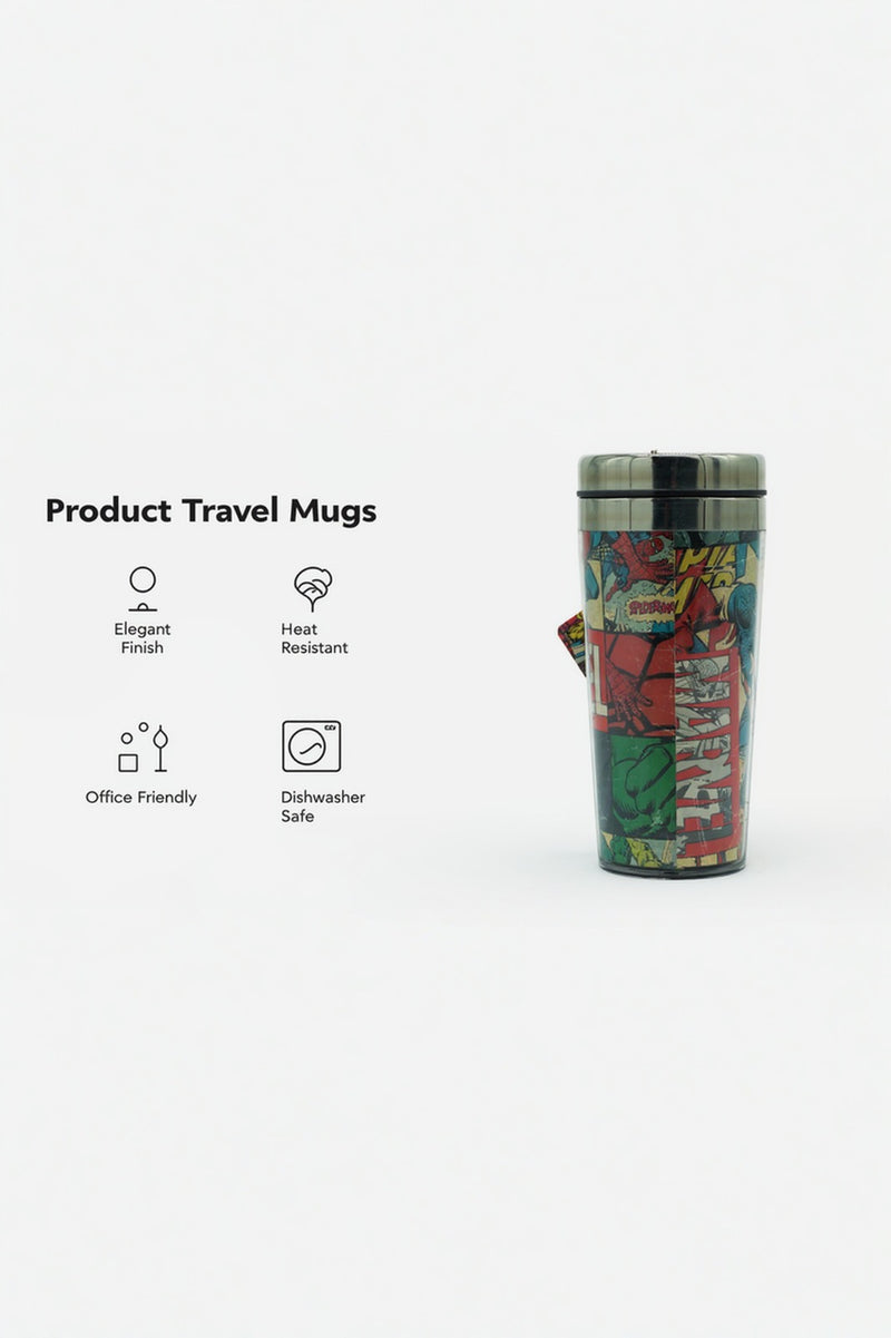 Marvel Avengers Tumbler– 16oz Stainless Steel Travel Mug