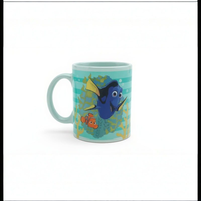 Disney Finding Nemo and Dory Ceramic Mug | for Kids –Coffee Tea Milk Cup with Handles – Ocean Theme