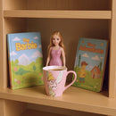 Disney Tinker Bell Fairy Mug &amp; Socks Set | Pink Girls Cozy Ceramic Cup Soft