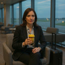 Insulated Eco Travel Tumbler | Leakproof Mug Yellow Lid | Hot Drink Keeper Reusable Cup