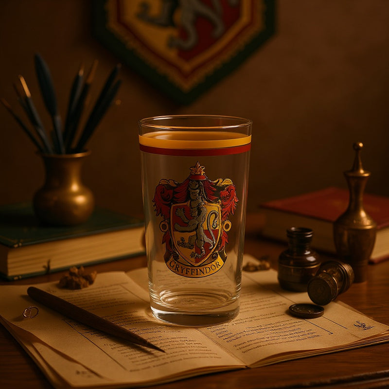 Harry Potter Gryffindor Glass – 16oz Clear Drinkware