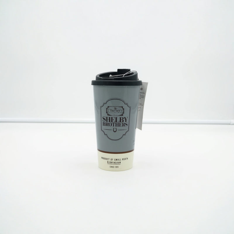 Shelby Brothers Travel Tumbler | Vintage Grey Reusable Coffee Cup