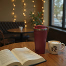 Matte Maroon Insulated Travel Tumbler – Leakproof Stainless Steel Coffee Mug