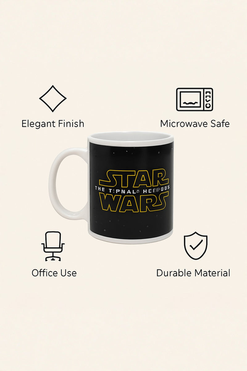 Star Wars “The Mandalorian” Mug-11oz Gift-Black Ceramic Cup