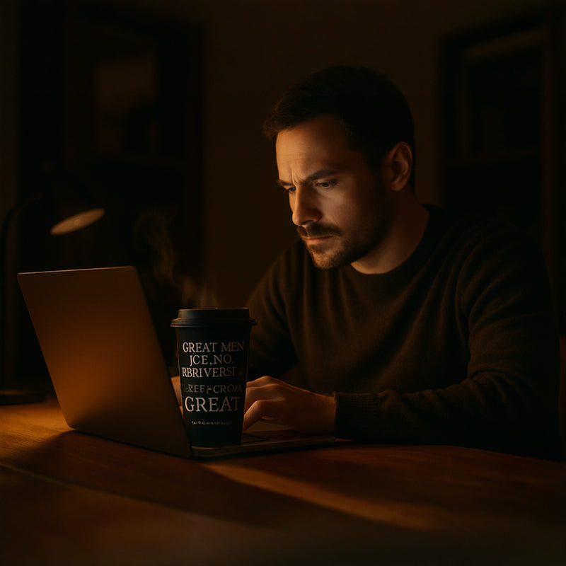 Marvel Black Travel Mug Hero Cup | Leakproof City Print | Gift Men Coffee Tumbler