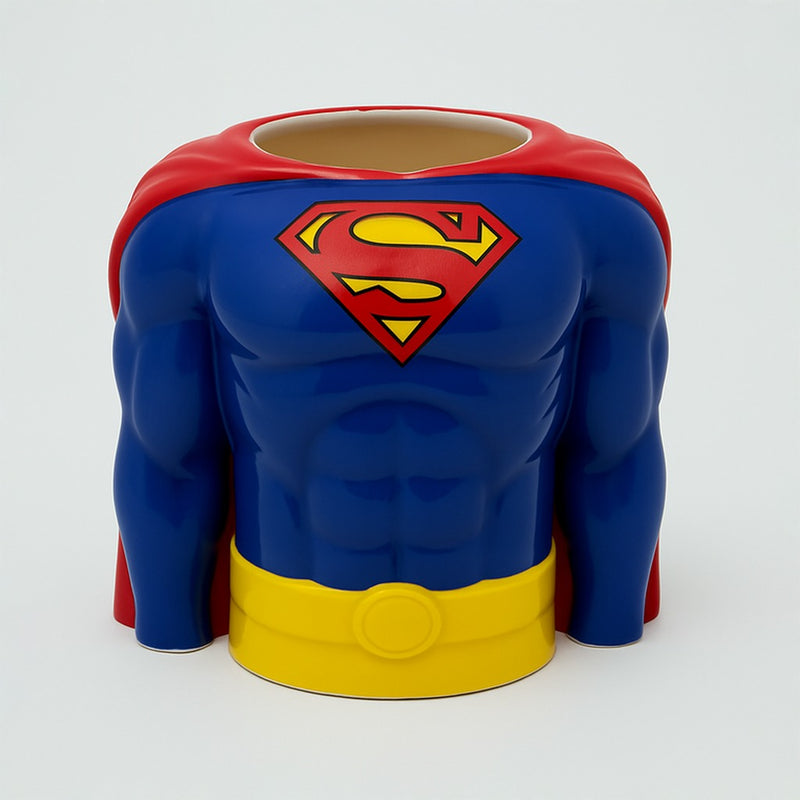 Superman 3D Ceramic Coffee Mug – Official DC Comics Superhero Mug