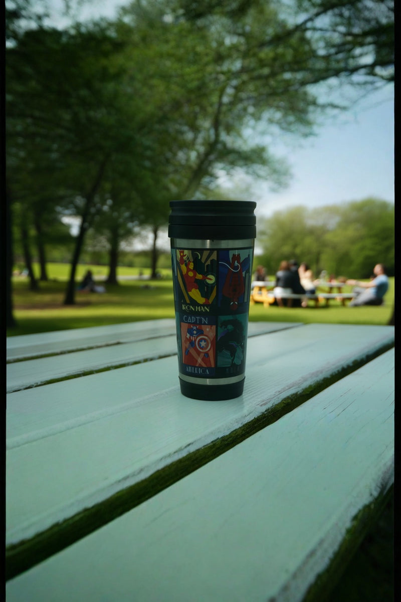 Marvel Heroes Stainless Steel Tumbler-16oz Travel Mug