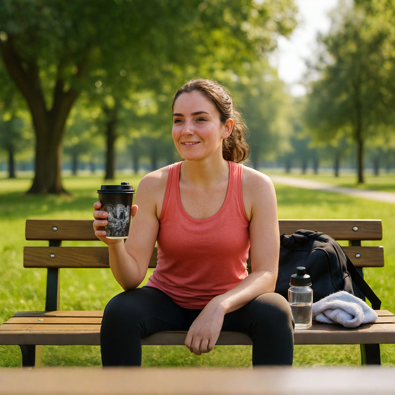 Marvel Black Travel Mug Hero Cup | Leakproof City Print | Gift Men Coffee Tumbler