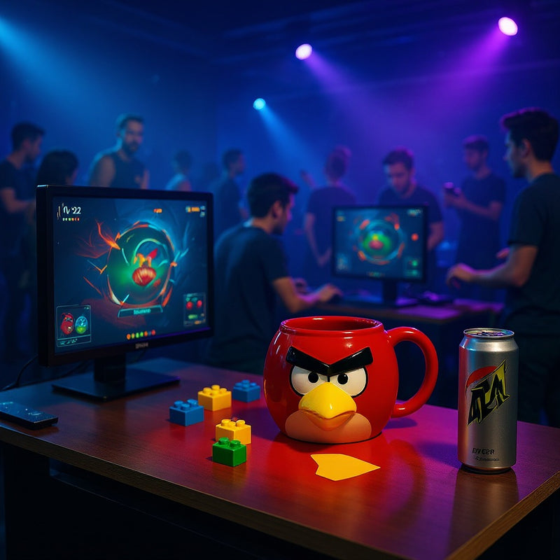 Angry Birds Red Character Mug – 3D Sculpted Coffee Cup for Kids Gamers