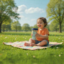 Cute Teddy Bear Coffee Tumbler | Reusable Travel Cup Bamboo Lid Leakproof