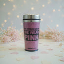 Mean Girls Pink Tumbler “On Wednesdays We Wear Pink” – Reusable Travel Coffee Cup