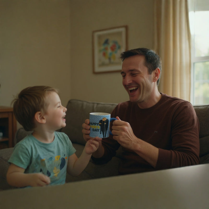 Despicable Me Father’s Day Blue Mug – Funny Gru Coffee Cup for Dad