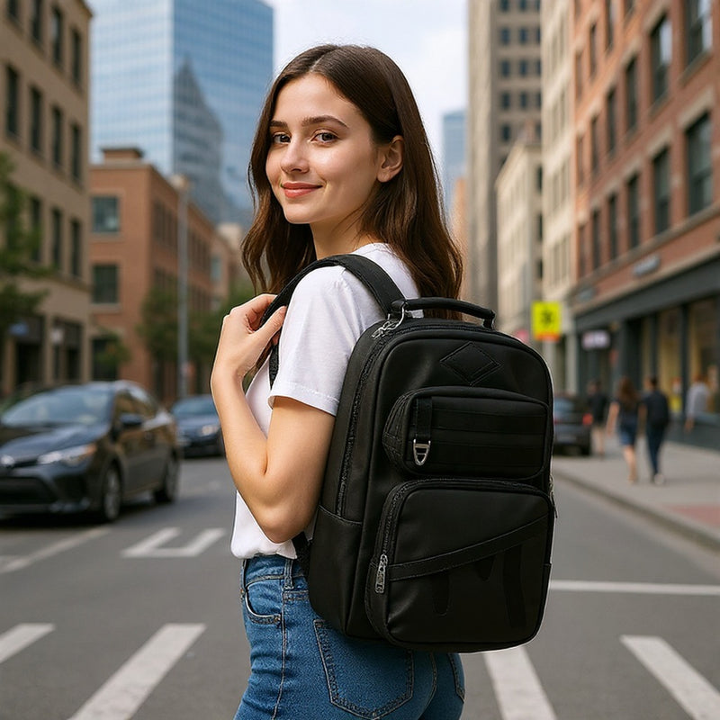 DC Comic Batman Legend Black Backpack–Rucksack with Adjustable Shoulder Straps &amp; Panel | Travel Bag-Gift.