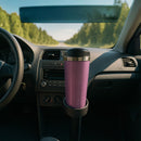 Pink Glitter Travel Mug | for Women – Stainless Steel Insulated Coffee Tumbler with Lid