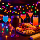 Stainless-Steel Wine-Red Tumbler with Lid & Tag–Insulated Glass for Beach Picnic Poolside |