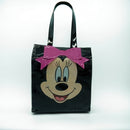Minnie Mouse Tote Bag | Shoulder Purse Pink Bow | Cute Black Travel Satchel Trendy Girl