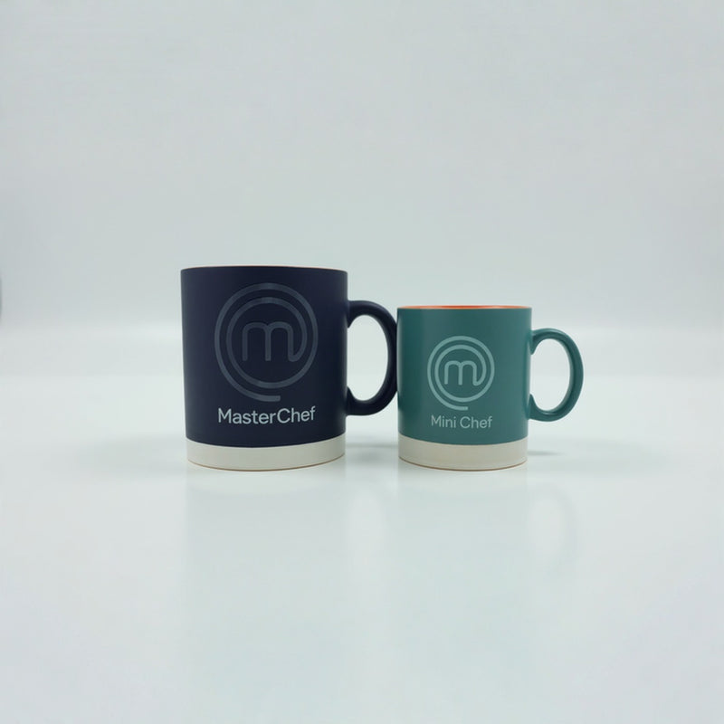 MasterChef & Mini Chef Mug Gift Set – Father’s Day Coffee Mugs for Dad and Child
