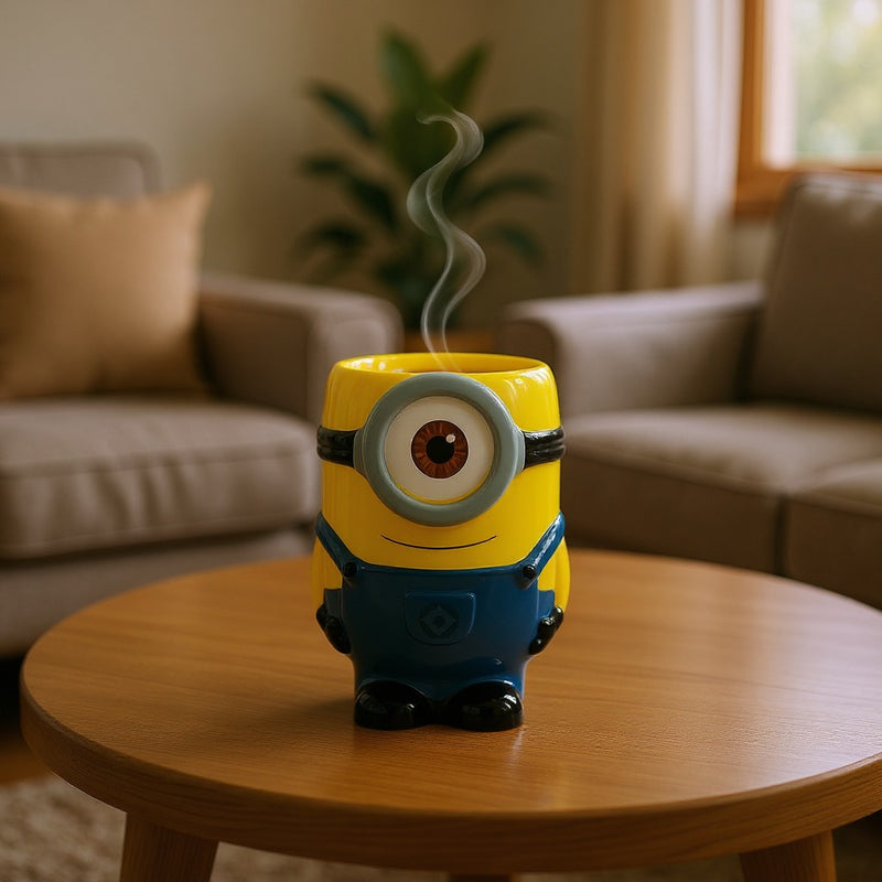 Minions 3D Ceramic Mug – Official Cartoon Coffee Cup