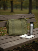 Vintage Military Canvas Messenger Bag-Olive Green Sturdy Straps &amp; Unisex look-Crossbody Bag Gift