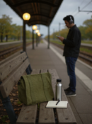Vintage Military Canvas Messenger Bag-Olive Green Sturdy Straps &amp; Unisex look-Crossbody Bag Gift