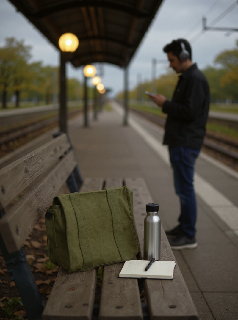 Vintage Military Canvas Messenger Bag-Olive Green Sturdy Straps &amp; Unisex look-Crossbody Bag Gift