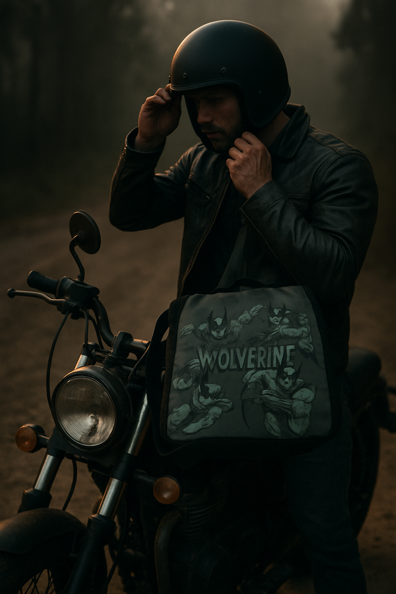 Marvel Wolverine Shoulder Bag –Crossbody Flap-Adjustable Shoulder Strap