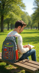 Lightning McQueen Backpack – Cars School Bag for Kids—BPA Free Gift