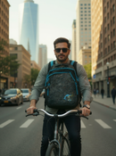 DC Comic Batman School Backpack – Black & Blue WaterProof  Medium-sized