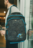 DC Comic Batman School Backpack – Black & Blue WaterProof  Medium-sized