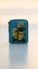Minions Blue Pouch for Kids – WaterProof Versatile Zipper Case for Chargers Earbuds Makeup Jewelry Stationary