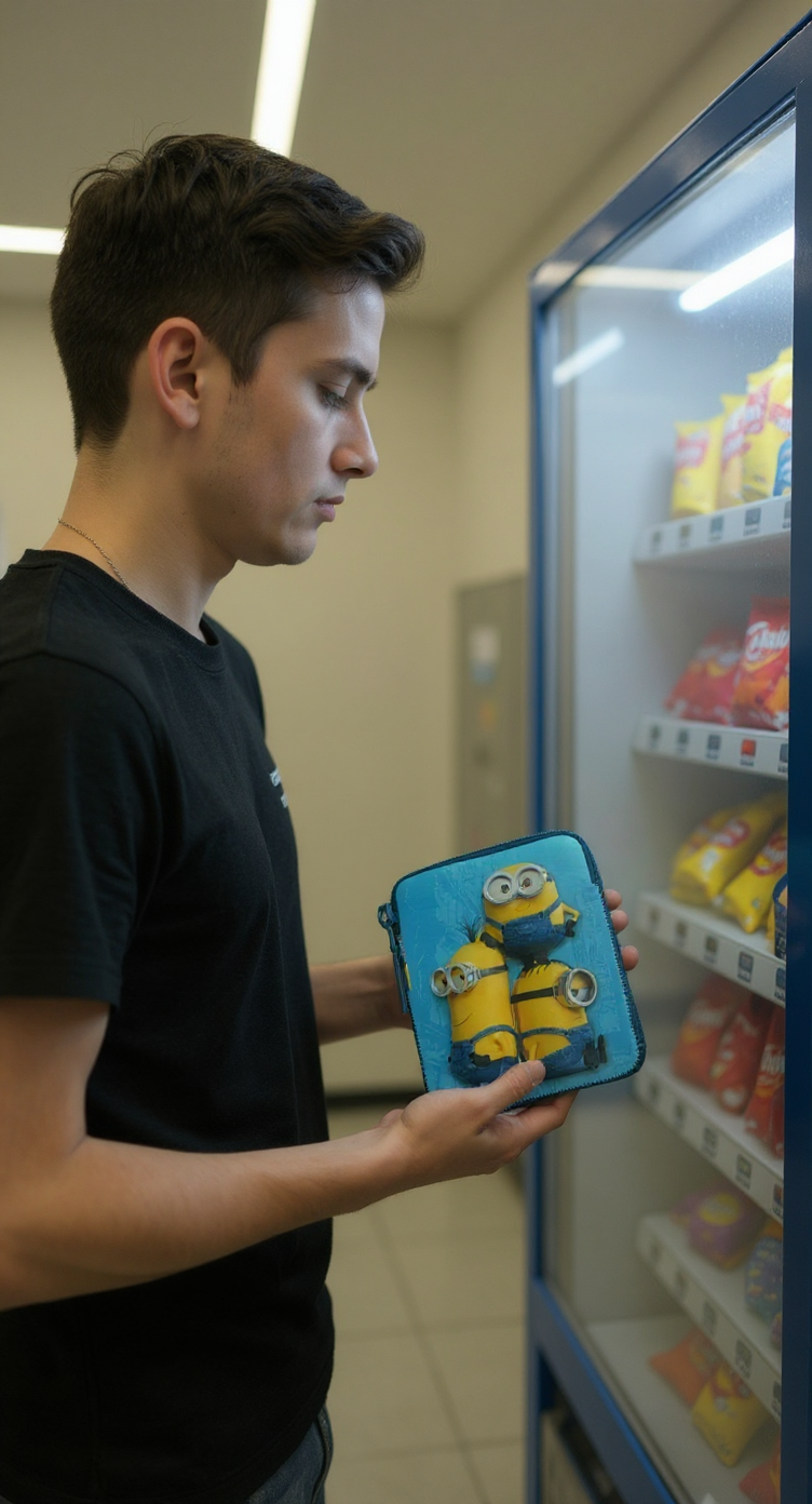 Minions Blue Pouch for Kids – WaterProof Versatile Zipper Case for Chargers Earbuds Makeup Jewelry Stationary